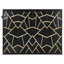 Grand lit escamotable pliant latéral de taille grand avec motif imprimé tendance, éclairage DEL sous le lit et prise USB intégrée - Design peu encombrant - noir-129472911-129472909