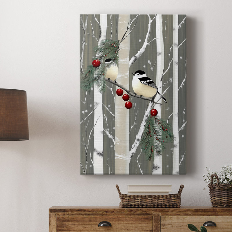 Christmas Holiday Art CII - Gallery Cavas, H 18 po x l 12 po