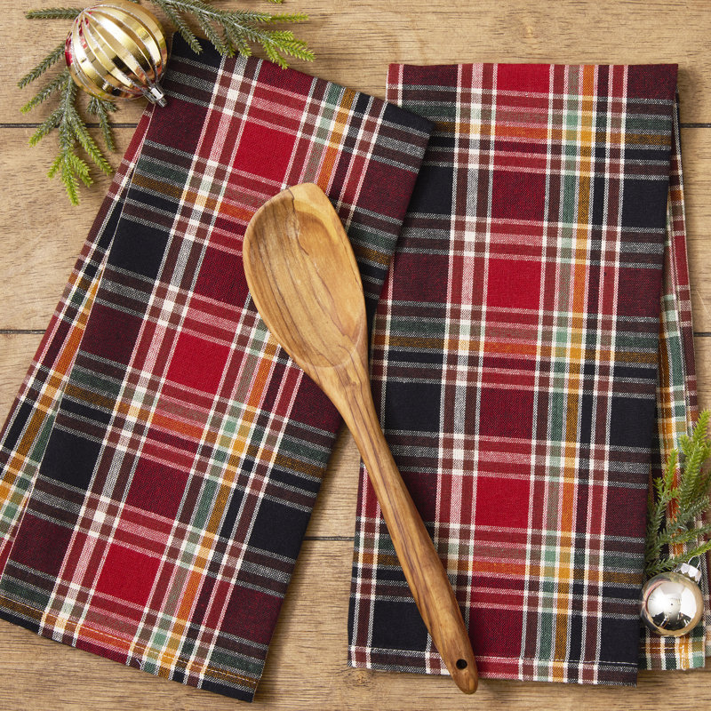 High Country Plaid Dishtowel Set/2