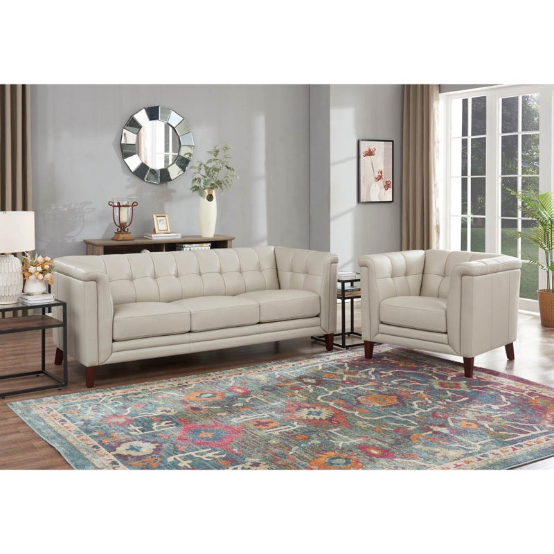 2 - Piece Leather Living Room Set