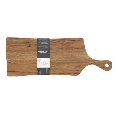 Acacia Live Edge Cutting Board with Handle