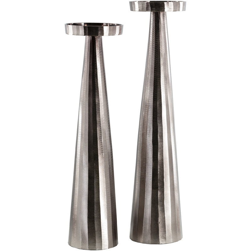 22'' H Metal Tabletop Candlestick