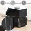 Table de bout Drisana, finition miroir noir
