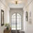 Semi Flush Mount Ceiling Light with Glass Shade-2082343581