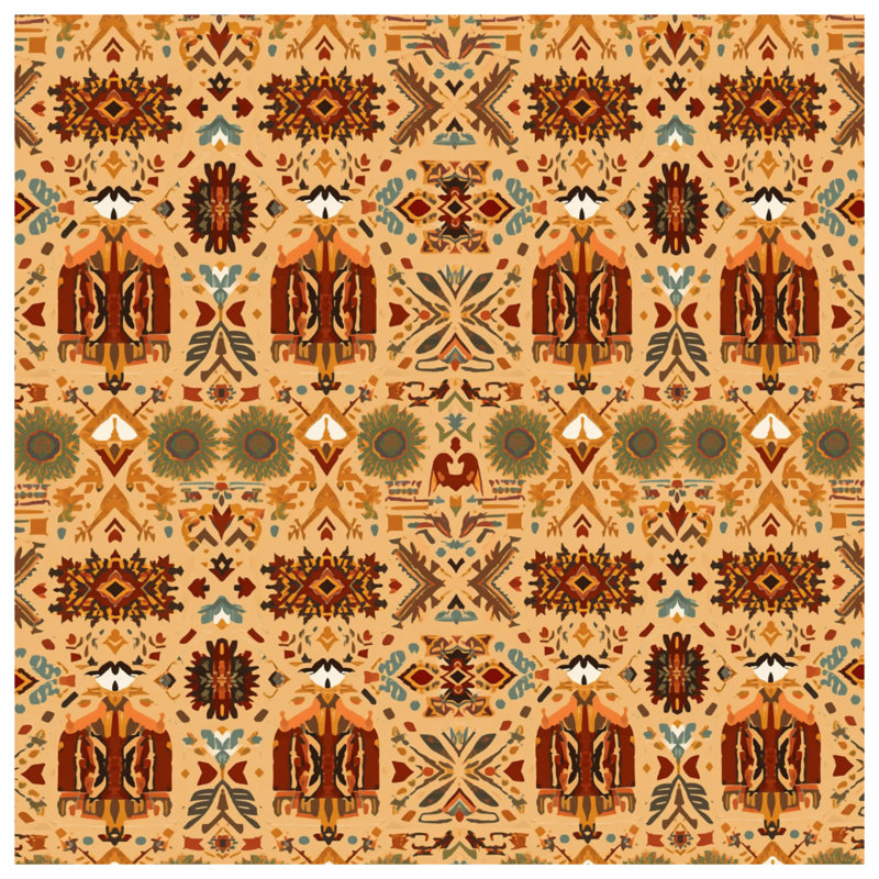 Southwestern Pattern Tapestry Blankets, 50in W x 60in H