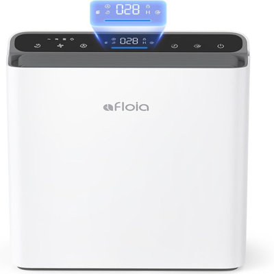 Afloia Air Purifiers For Home Large Room Bedroom Up To 1280Ft² With Laser Air Quality Sensor&Auto Mode, 3-Stage Air Purifier Filter For Pets Dander Pollen Allergies Dust Mold Odor Smoke, Europa