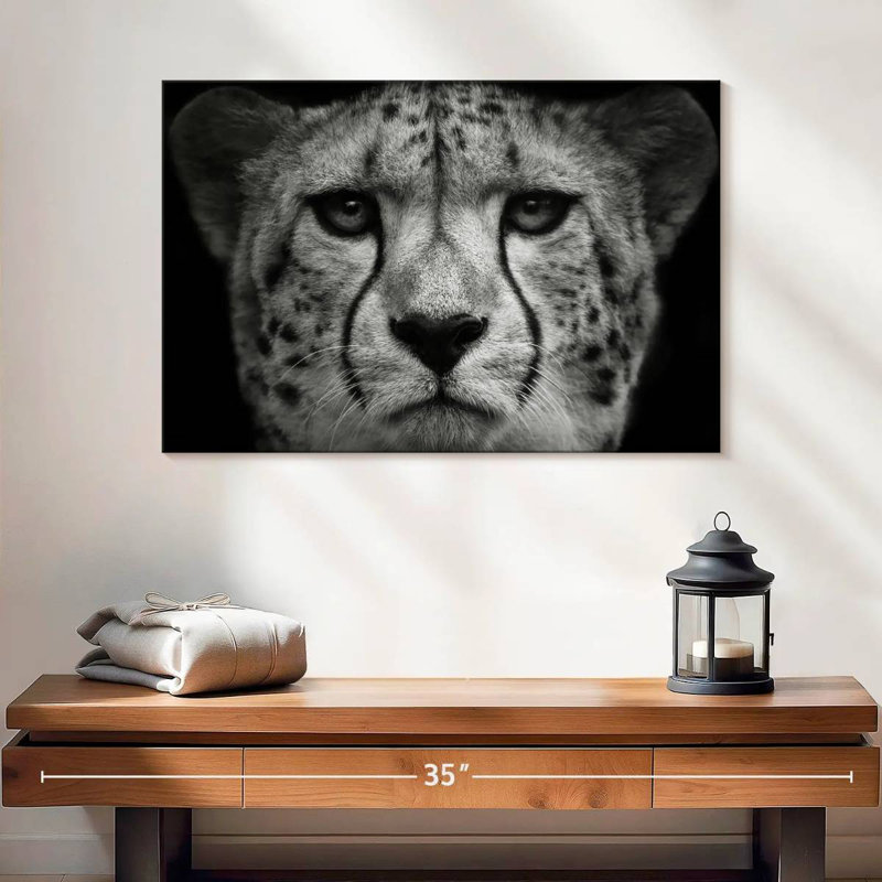 Wild Cat Portrait, 24" H x 36" W