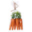 Vickerman Artificial Carrots. Each carrot measures 7" tall and 3" wide. Includes six carrots per bag.