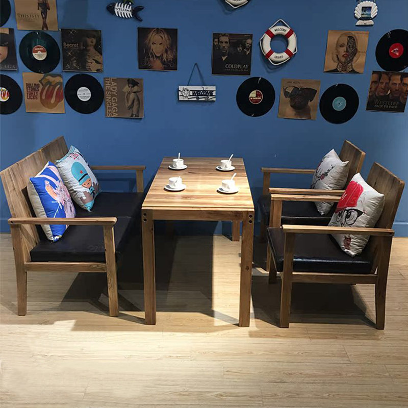 Banc de rangement pour restaurant et café