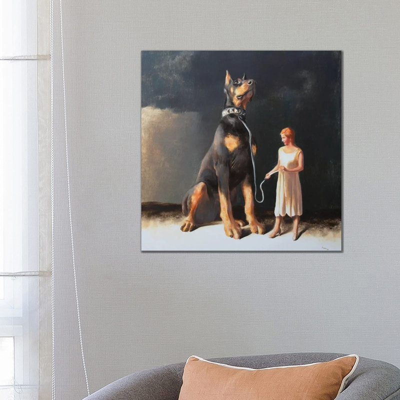 Protectress by Rudolf Kosow - Gallery-Wrapped Canvas Giclée on Canvas, 45.72 cm H x 45.72 cm W x 3.175 cm D, Canvas