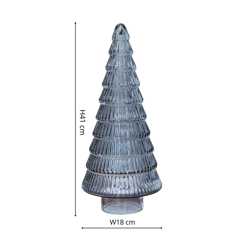 Christmas Tabletop Tree, Blue, 41 H x 18 W x 18 D cm