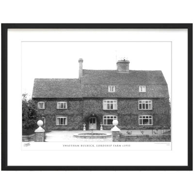 Swaffham Bulbeck, the Old Abbey C1955 1 Piece Single Picture Frame Wall Art