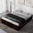 Wood Queen Size Storage Bed With Drawers-1012332013