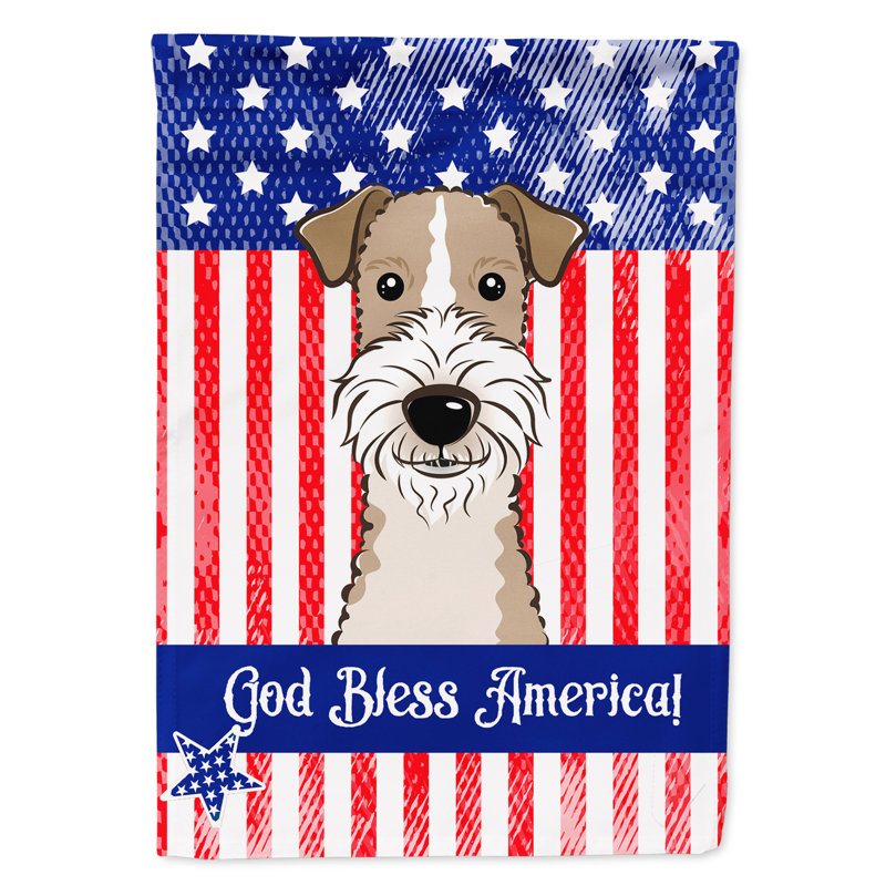 Drapeau de jardin Leighanne, Fox-terrier