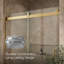 Porte de douche coulissante sans cadre Levity Plus, 77-9 / 16 po H 56-5 / 8 - 59-5 / 8 po L, avec verre transparent de 5/16 po d'épaisseur-71812654