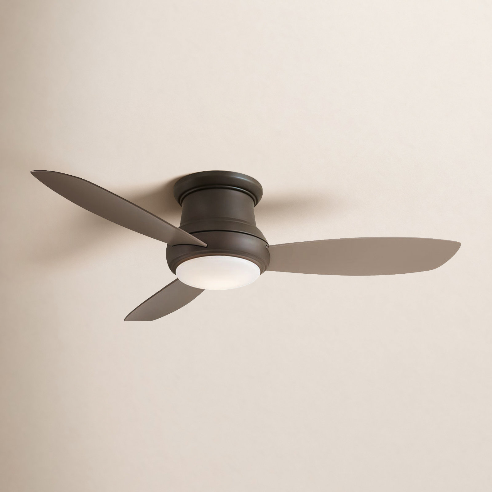 52" Concept II 3 - Blade LED Propeller Ceiling Fan with Remote Control and Light Kit Included, LED