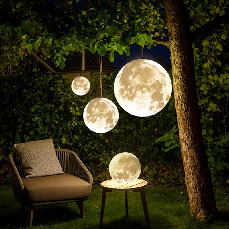 Jamaurion 1 - Light Plastic Sphere Pendant, 23.62" H x 23.62" W x 23.62" D