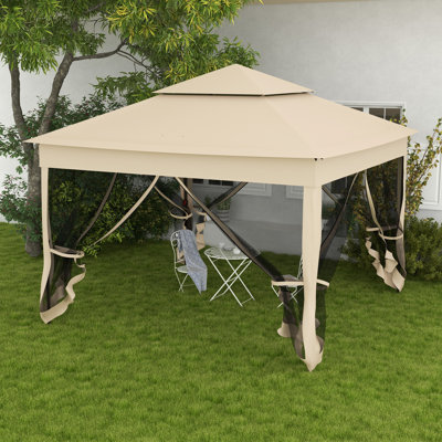 Brayven 3.25m x 3.25m Metal Patiio Gazebo