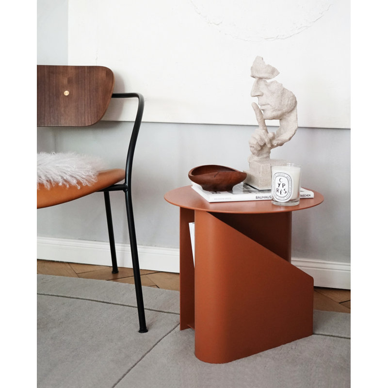 Sentrum Side Table, Burnt Orange