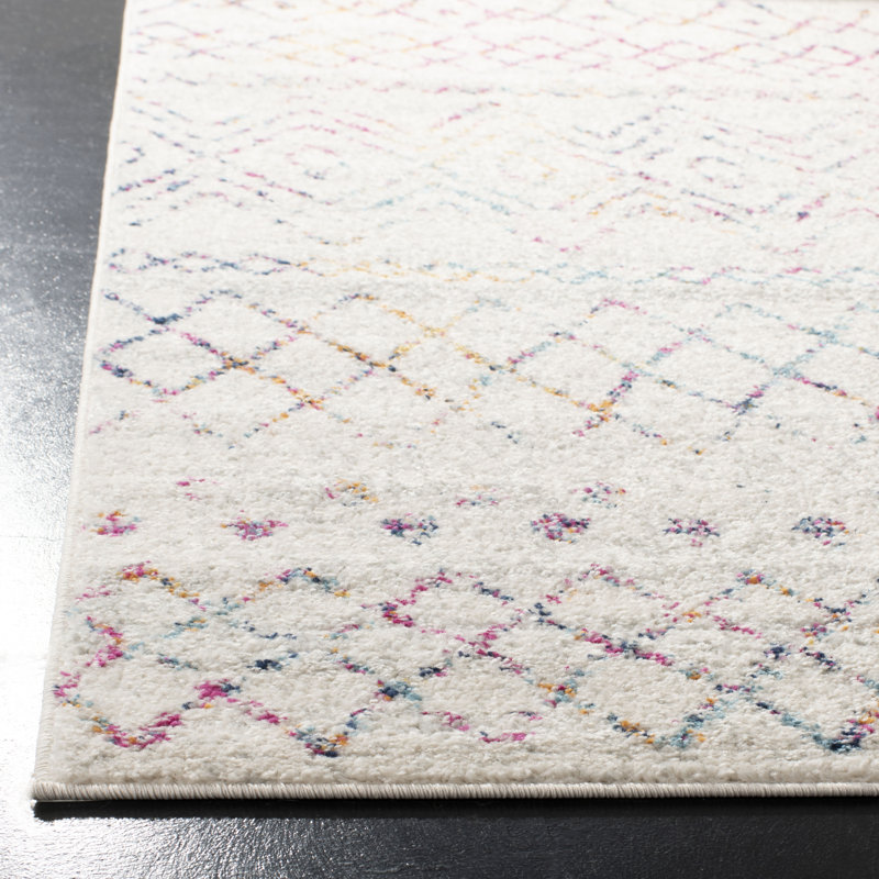 Desma Power Loom Ivory Rug, Rectangle 91 x 152 cm