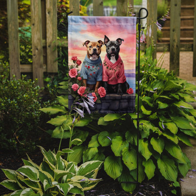 Drapeau pour chien double face en polyester H 15,5 po x l 11,25 po