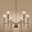 Lustre à 6 lumières de style bougie Arunvir-493802387