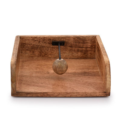 Rustic Farmhouse Wood Napkin Holder, Napkin Holder