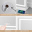 Makeup Mirror with 3 Color Lights, Large Lighted Vanity Mirror with Light Strip and Charging-88786164