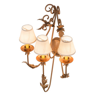 Steel Candle Wall Light
