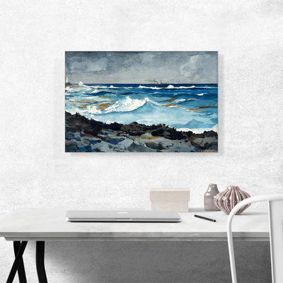 " Shore And Surf Nassau 1899 " by Winslow Homer Painting Print