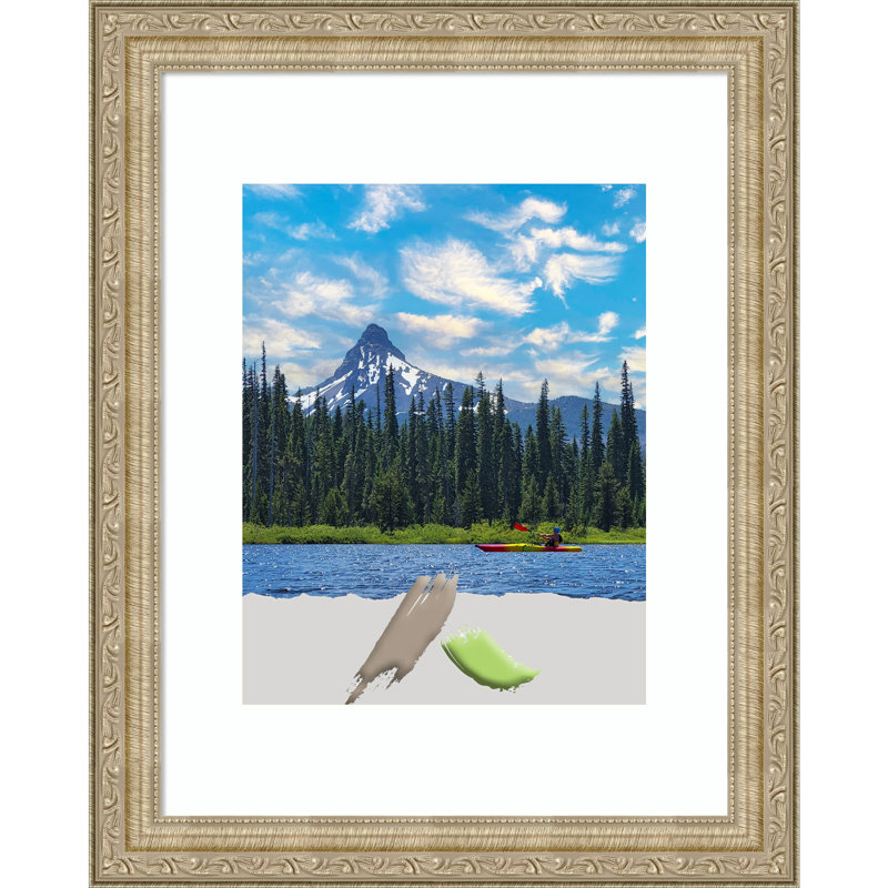 Darek Champagne Picture Frame with Mat