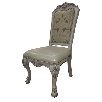 Chaise d'appoint capitonnée (ensemble de 2)