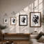 Profile Geometric - Framed Print-2132539675-2132539676