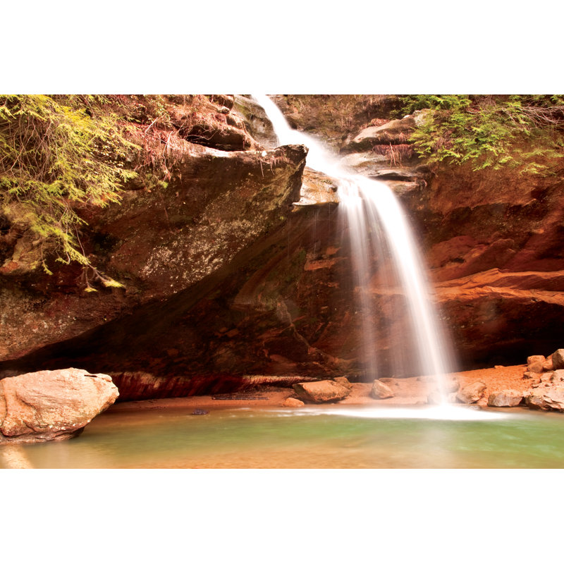 Waterfall 3 - Wrapped Canvas Print, 30cm H x 46cm W x 3.8cm D