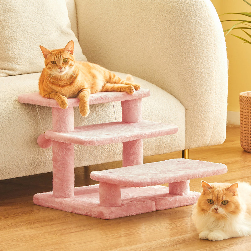 Escalier pour animaux 15 po H, Pink