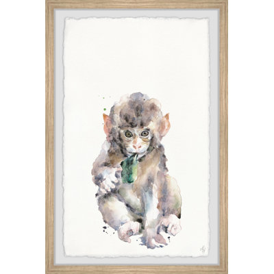 Jaeden Cute Little Monkey - Print