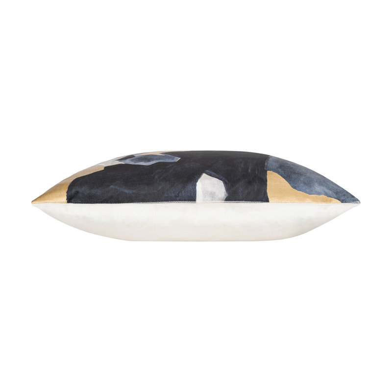 Velvet Lumbar Pillow Cover & Insert