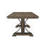 Table de salle à manger rectangulaire en bois brun clair 1Pc