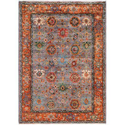Serapi One-of-a-Kind 4' 3" X 5' 11" Hand Knotted Area Rug