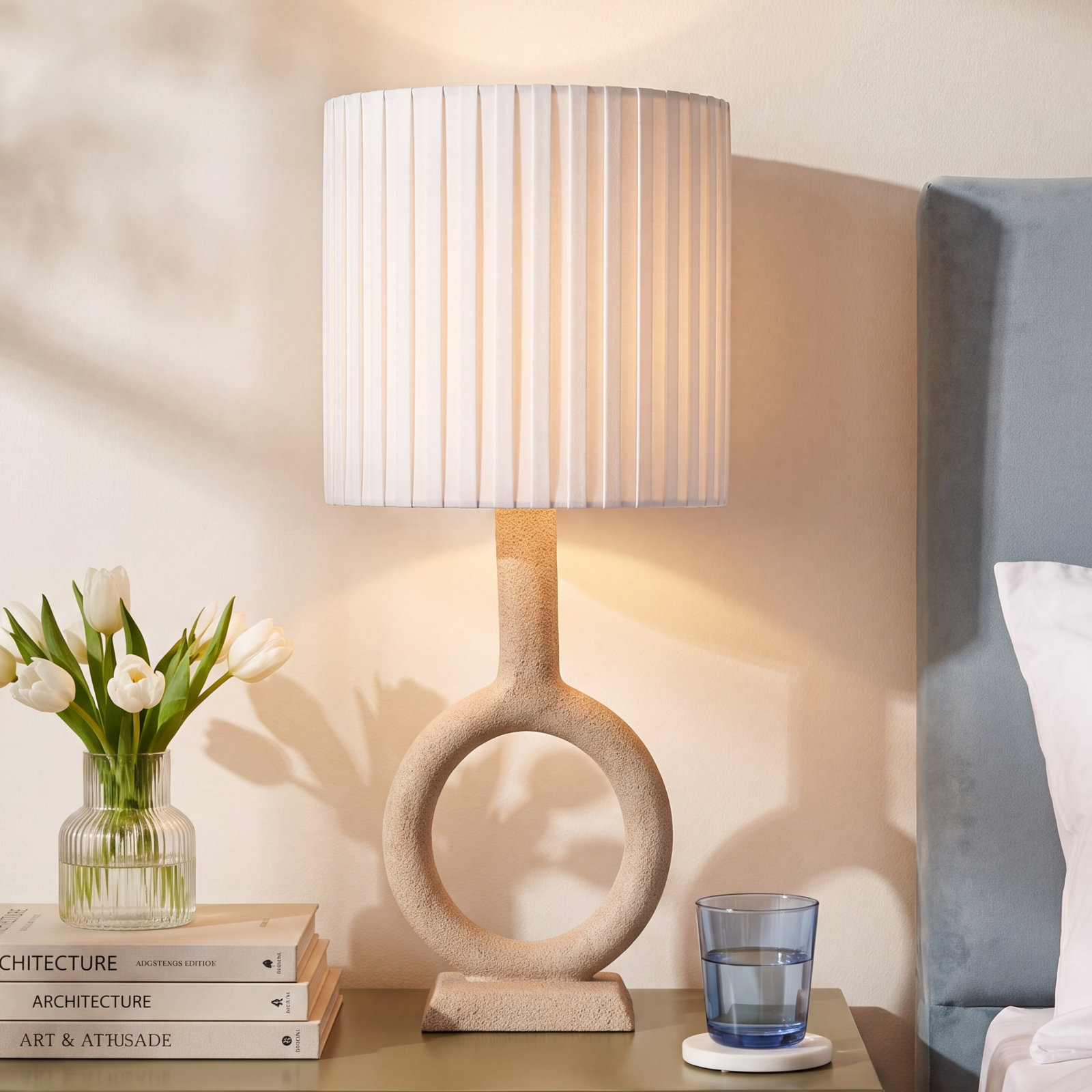 Idalena Stone Table Lamp