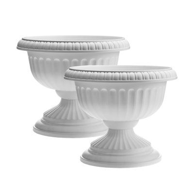 Grecian Urn Plastic Indoor/Outdoor Planter Bundle