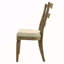 Chaise d'appoint avec dossier échelle