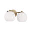 Ansley 2 Light Frosted Dimmable Vanity Light-94393071