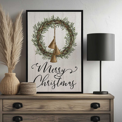 «Merry Christmas Wreath and Bells» par Dogwood