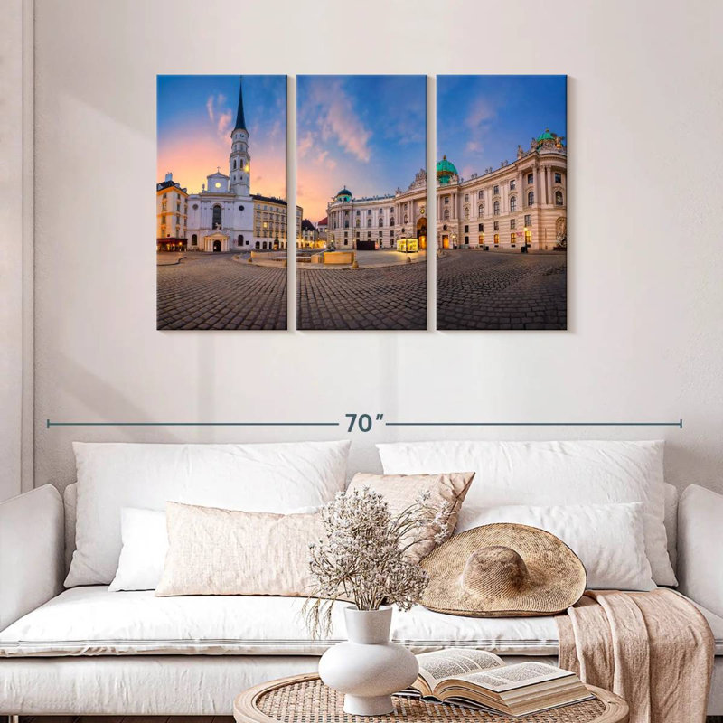 Rorry St. Michael Square In Vienna, 28" H x 45" W