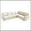 Canapé-lit modulaire rembourré en chenille de 118 L avec lit escamotable et garniture cloutée-1892672665