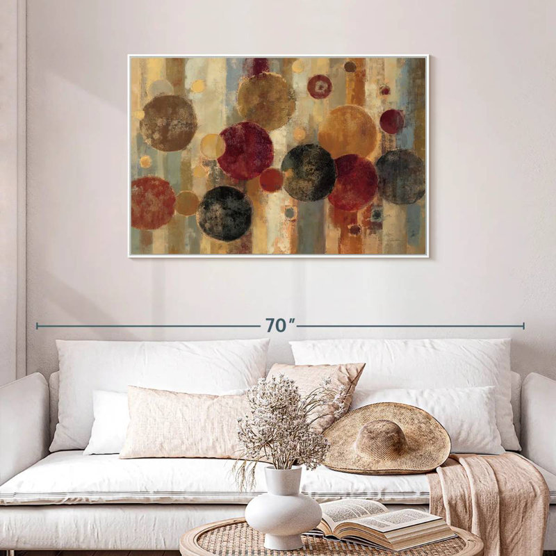 Pendulum, Floating Frame White, 43" X 29"
