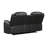 Led Power Recliner Loveseat With Console, Storage, Stainless Cup Holder, Bluetooth Speaker-1640620302