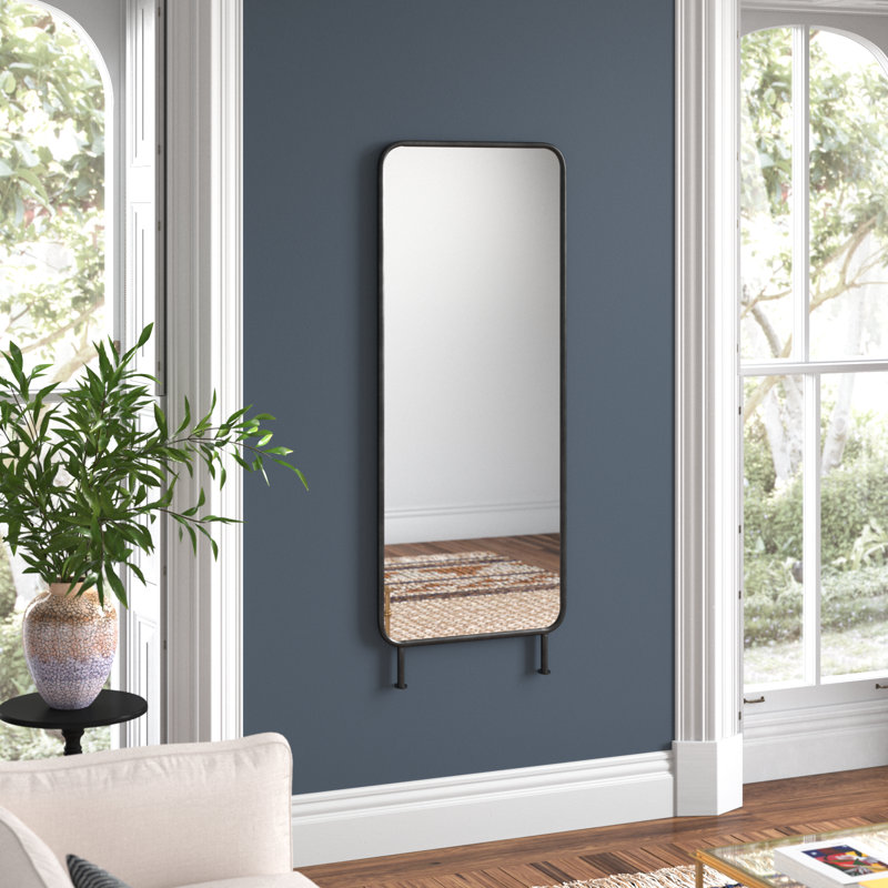 Seraphine Rectangle Metal Floor Mirror