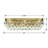 Alto 6-Light Dimmable Vibrant Gold Vanity Light